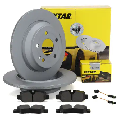 TEXTAR Bremsscheiben + Bremsbel&auml;ge + Sensor f&uuml;r MERCEDES V-Klasse Vito W447 hinten