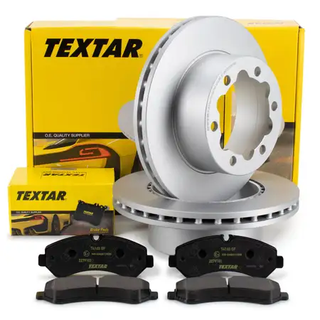 TEXTAR Bremsscheiben + Bremsbel&auml;ge f&uuml;r MERCEDES Sprinter 5-t B907 hinten