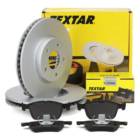 TEXTAR Bremsen Set Bremsscheiben + Bremsbel&auml;ge f&uuml;r FORD Focus 4 MK4 vorne