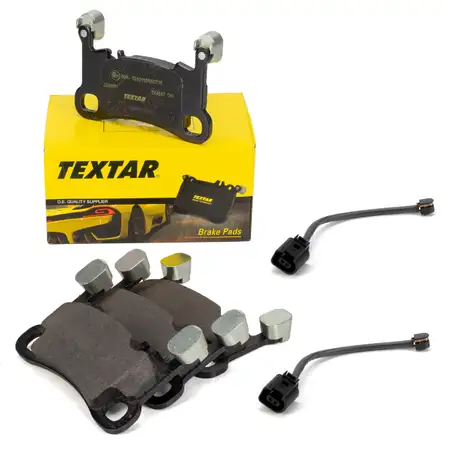 TEXTAR 2246801 Bremsbel&auml;ge + Sensor f&uuml;r PORSCHE Cayenne (9YA 9YB) 18 Zoll 1KR/1KV hinten