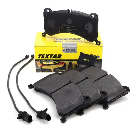 TEXTAR 2147601 Bremsbel&auml;ge + Warnkontaktsensor f&uuml;r AUDI E-Tron (GE) PR-1LF/1ZK/1LE vorne