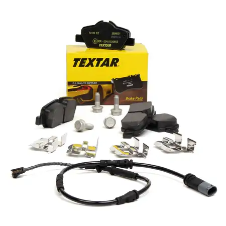 TEXTAR 2598001 Bremsbel&auml;ge + Wako f&uuml;r MINI F55 F56 F57 One/Cooper/Works hinten