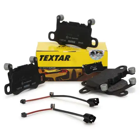 TEXTAR 2551201 Bremsbel&auml;ge + Wako f&uuml;r PORSCHE 991 3.8 Turbo S + 4.0 GT3 RS hinten