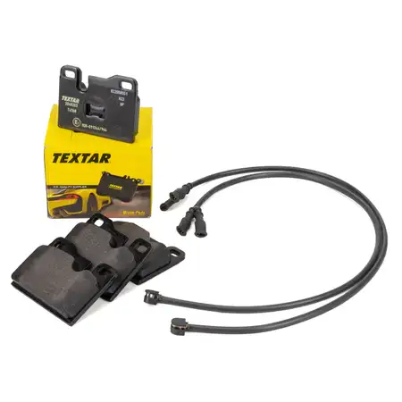 TEXTAR 2048203 Bremsbel&auml;ge + Warnkontaktsensor f&uuml;r PORSCHE 928 4.5 4.7 S hinten