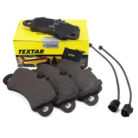 TEXTAR 2246901 Bremsbel&auml;ge + Warnsensor f&uuml;r PORSCHE Cayenne (9YA 9YB) PR-1ZG ab 2018 vorne