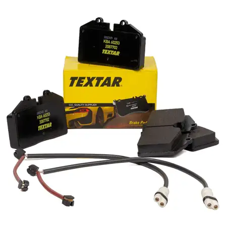 TEXTAR 2087711 Bremsbel&auml;ge + Wako f&uuml;r PORSCHE 964 993 3.6 Carrera 3.3 Turbo / S hinten