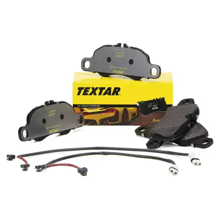 TEXTAR 2445901 Bremsbel&auml;ge + Wako f&uuml;r PORSCHE 997 3.6 Carrera 4 345 PS vorne