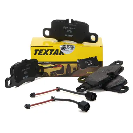 TEXTAR 2455402 Bremsbel&auml;ge + Warnkontakt f&uuml;r PORSCHE Panamera (970 971) hinten