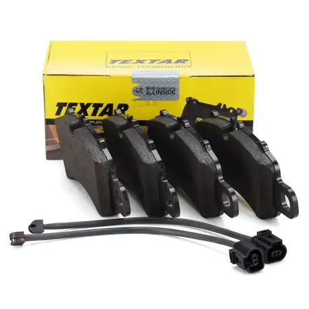 TEXTAR 2598303 Bremsbel&auml;ge + Warnkontakt f&uuml;r PORSCHE 992 3.0 Carrera 3.8 Turbo S vorne