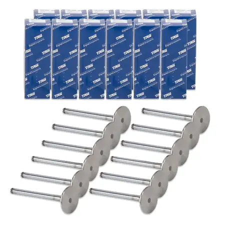 12x TRW 261127 Auslassventil f&uuml;r MERCEDES W203 W204 W211 W212 W461 W463 OM642 6420500527