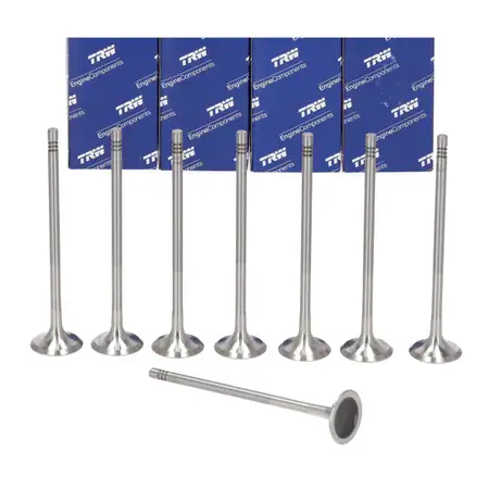 8x TRW Auslassventil f&uuml;r CITROEN C2 C4 PEUGEOT 207 208 308 1.6 MINI R55 R56 R59 N12 N16