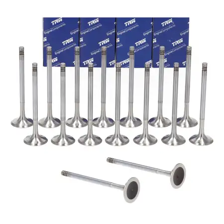 16x TRW 111209 Auslassventil f&uuml;r BMW E60/61 E63/64 E65-67 X5 X5M X6 N62 S63 11341707519