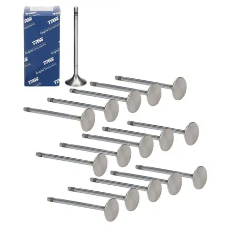 16x TRW 261133 Auslassventil f&uuml;r MERCEDES G-/S-Klasse X164 GL450 W221 S450 M273 2720501627