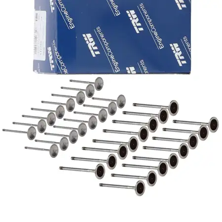 16x TRW intake valves + 16x exhaust valves for BMW E60/61, E63/64, E65-67, X5, X6 (N62, S63)