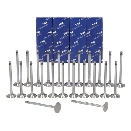 12x TRW Einlassventil + 12x Auslassventil f&uuml;r BMW E90-E93 E60 E61 E63 E65 X3 X5 X6 M57 N57