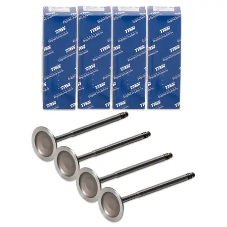 4x TRW 111213 Einlassventil f&uuml;r BMW E81-88 E46 E90-E93 E60 E61 X1 N42 N43 N46 11347548280