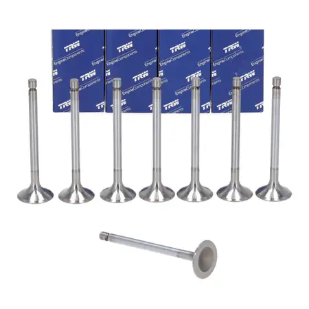 8x TRW 261122 Einlassventil f&uuml;r MERCEDES W203 S203 CL203 C/A209 W211 S211 M271 2710530001