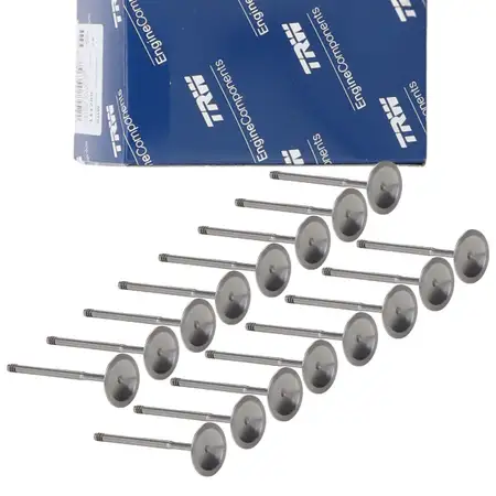 16x TRW 111208 Einlassventil f&uuml;r BMW 5er E60 E61 E63 E64 E65-67 X5 X6 N62 S63 11341435461