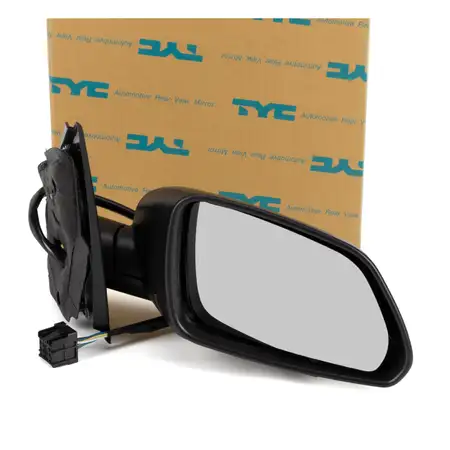 TYC 337-0311 Electric Side Mirror for VW Polo 9N (model year 2005 and later), right side 6Q1857508P 9B9