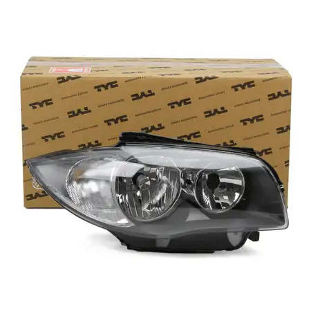 TYC 20-0649-15-2 H7 Hauptscheinwerfer f&uuml;r BMW 1er E81 E87 E82 E88 rechts 63117193388