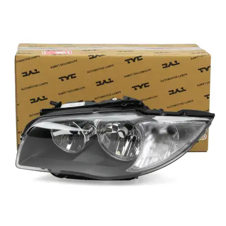 TYC 20-0650-15-2 H7 Hauptscheinwerfer f&uuml;r BMW 1er E81 E87 E82 E88 links 63117193387