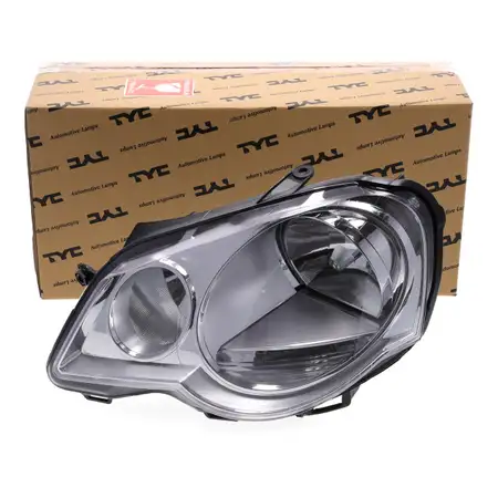 TYC HALOGEN Hauptscheinwerfer f&uuml;r VW Polo 4 Mk4 ab Baujahr 05.2005 links 6Q1941007AT