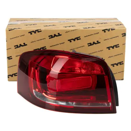 TYC ABGEDUNKELT Heckleuchte R&uuml;ckleuchte f&uuml;r AUDI A3 S3 8P 3-T&Uuml;RER 05.2010 links 8P3945095B