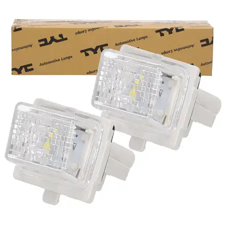 2x TYC LED Kennzeichenleuchte f&uuml;r MERCEDES W204 C117 C218 W212 W221 W222 2218200856