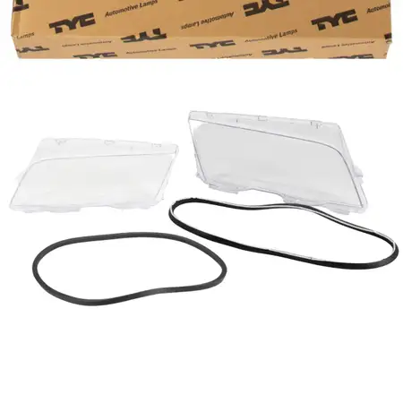 2x TYC Streuscheibe Hauptscheinwerfer f&uuml;r BMW 3er E46 Limo + Touirng bis 09.2001 vorne