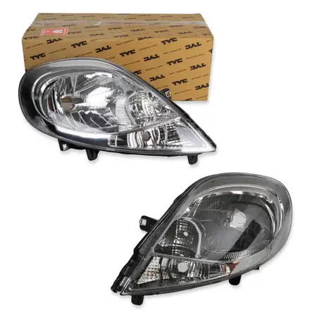 2x TYC HALOGEN H4 Hauptscheinwerfer f&uuml;r RENAULT Trafic 2 OPEL Vivaro A Primastar 01.2007