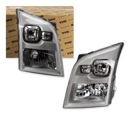 2x TYC HALOGEN H4 Hauptscheinwerfer Scheinwerfer f&uuml;r FORD Transit/Tourneo 04.2006-08.2014
