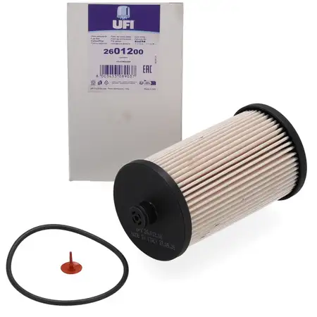 UFI 26.012.00 Kraftstofffilter Dieselfilter + Dichtung f&uuml;r VW Crafter 2E 2.5 TDI 2E0127159