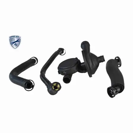 VAICO Kurbelgeh&auml;use Rep.-Satz Ventil + Schlauch f&uuml;r BMW 1er E87 118i 3er E90 E91 318i N46