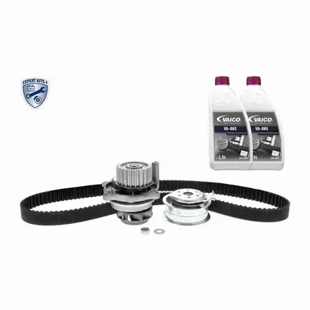 VAICO Zahnriemensatz Wasserpumpe 3L Frostschutz f&uuml;r VW Golf 4 5 6 Passat Touran 1.6 2.0FSI