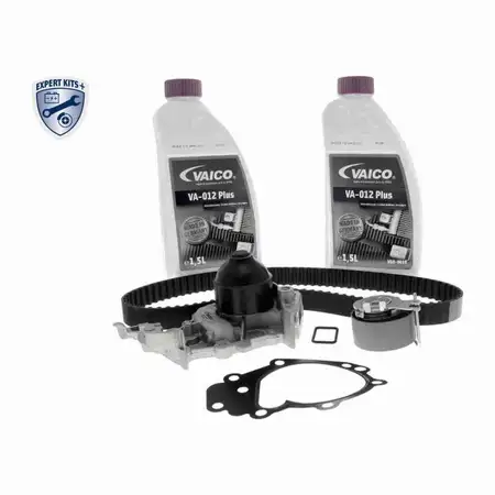 VAICO Zahnriemensatz + Wasserpumpe + 3L Frostschutz f&uuml;r RENAULT Clio 2-4 Kangoo Twingo 1.2