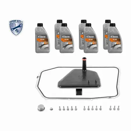VAICO V10-3219 Getriebefilter Satz 6HP19 + 7L Getriebe&ouml;l f&uuml;r AUDI Q7 4LB 3.6 FSI quattro