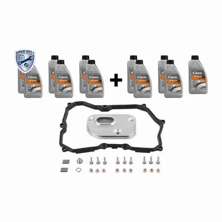 VAICO V10-3221-XXL Getriebefilter Satz 6-Gang AQ450 09M + 11L Getriebe&ouml;l f&uuml;r VW Passat R36