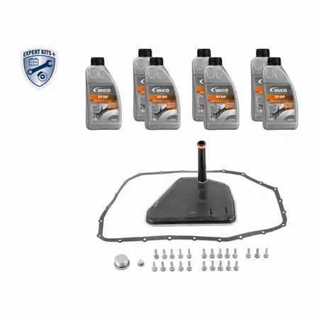 VAICO V10-3227 Getriebefilter Satz 6HP19 + 7L Getriebe&ouml;l f&uuml;r AUDI A4 B6 B7 A6 4E Phaeton
