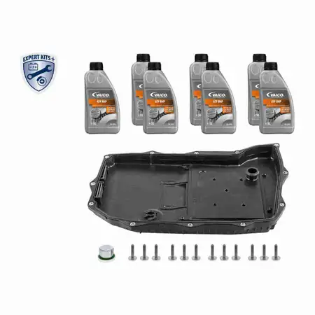 VAICO V10-5541 Getriebe&ouml;lwanne 8HP65A 0D5 + 7L Getriebe&ouml;l f&uuml;r AUDI A4 B9 A5 A6 C8 Touareg