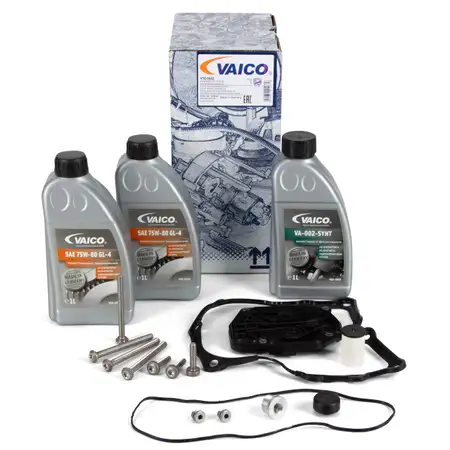 VAICO V10-5582 &Ouml;lwechselsatz Mechatronik- und Getriebeeinheit f&uuml;r VAG 7-Gang DQ200 0AM