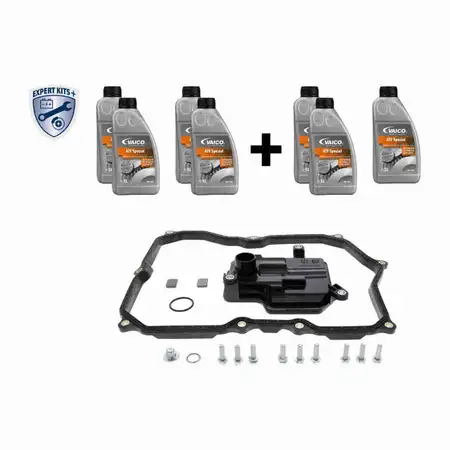 VAICO V10-5612-XXL Getriebefilter Satz 8-Gang AQ450 09P + 6L Getriebe&ouml;l f&uuml;r AUDI Q3 Arteon