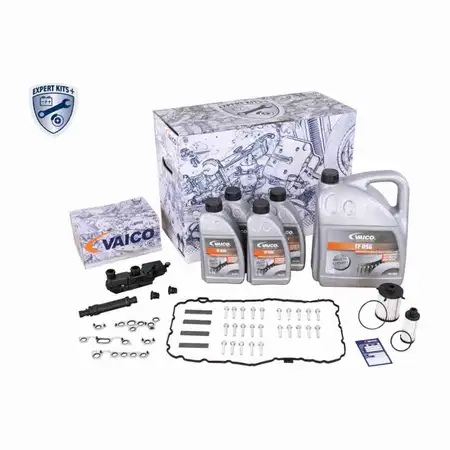 VAICO V10-5390-XXL Getriebefilter Satz + 9L Getriebe&ouml;l f&uuml;r AUDI A4 A5 A6 Q5 7-Gang DL382