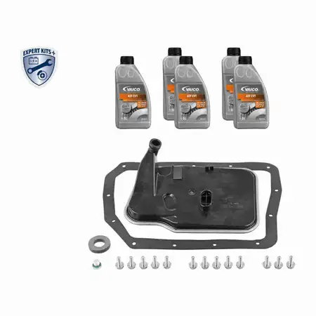 VAICO V20-2091 Getriebefilter Satz CVT CVT16Z + 5L Getriebe&ouml;l f&uuml;r MINI R50 R53 One/Cooper
