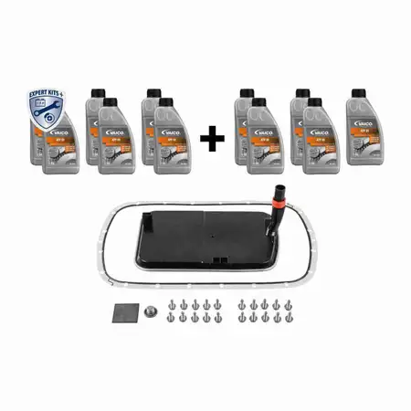 VAICO V20-2093-XXL Getriebefilter Satz 5-Gang 5L40E AS5 11L Getriebe&ouml;l f&uuml;r BMW E46 E39 X3