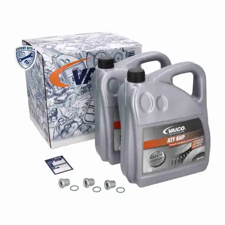 10x VAICO Getriebe&ouml;l 6-GANG 6F35 Automatik + 3x Schraube f&uuml;r FORD Mondeo 5 Kuga 2 S-Max CJ