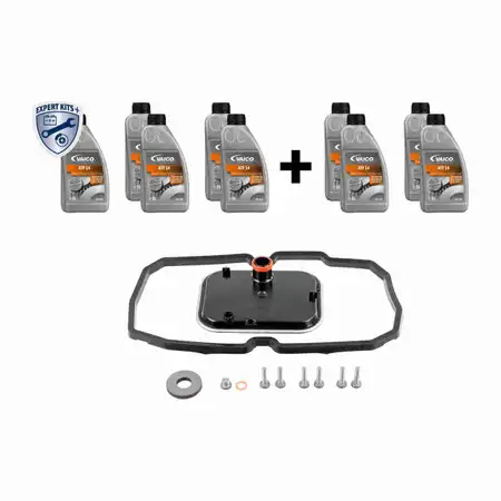 VAICO V30-2255-XXL Getriebefilter Satz 5-Gang 722.7 + 9L Getriebe&ouml;l f&uuml;r MERCEDES Vaneo