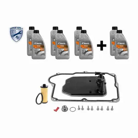 VAICO V30-2257-XXL Getriebefilter Satz 7G-DCT 724.0 + 8L Getriebe&ouml;l f&uuml;r MERCEDES-BENZ