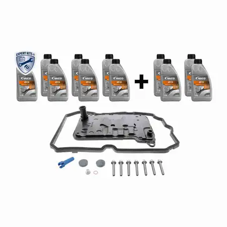 VAICO V30-3695-XXL Getriebefilter Satz 7G-Tronic Plus 724.2 + 11L Getriebe&ouml;l f&uuml;r MERCEDES