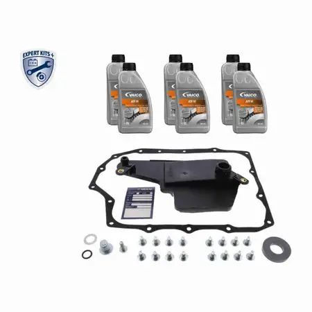 VAICO V32-0194 Getriebefilter Satz 6-Gang Jatco FW6A-EL 6L Getriebe&ouml;l f&uuml;r MAZDA 3 6 CX-3