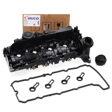VAICO Ventildeckel + Dichtung + Deckel f&uuml;r BMW 2er F45 F46 X1 F48 X2 F39 MINI F55-60 B47
